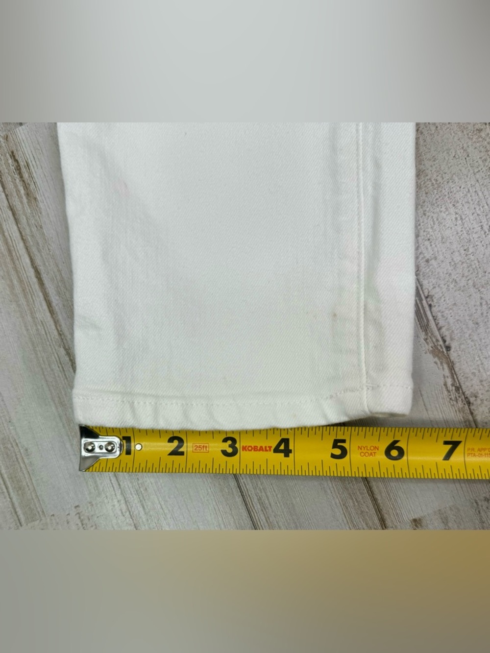 Gap Girlfriend Mid Rise Jean 27| 4T  White Jeans - Picture 8 of 12